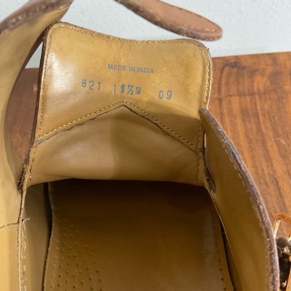 Cole Haan Warner Grand Monk Men's Sz 11.5M  Brown Leather Double Monk Dress Shoe - Picture 7 of 7